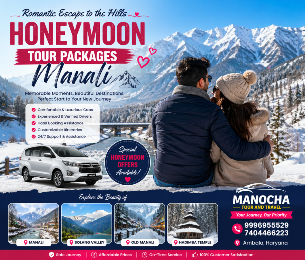 honeymoon tour packages Manali