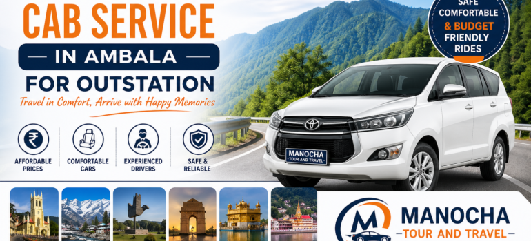 Affordable Cab Service in Ambala for Outstation – Travel Smart & Save More