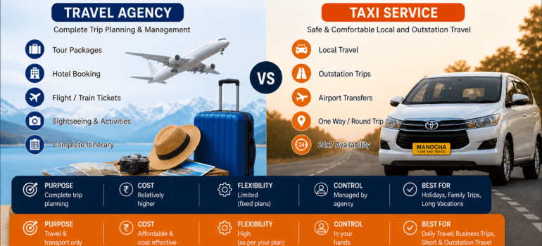 Travel Agency vs Taxi Service – What’s the Real Difference? (Easy Guide 2026)