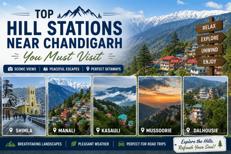 Top Hill Stations Near Chandigarh