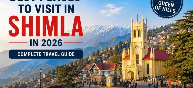 Best Places to Visit in Shimla in 2026 – Complete Travel Guide for Families, Couples & Adventure Lovers