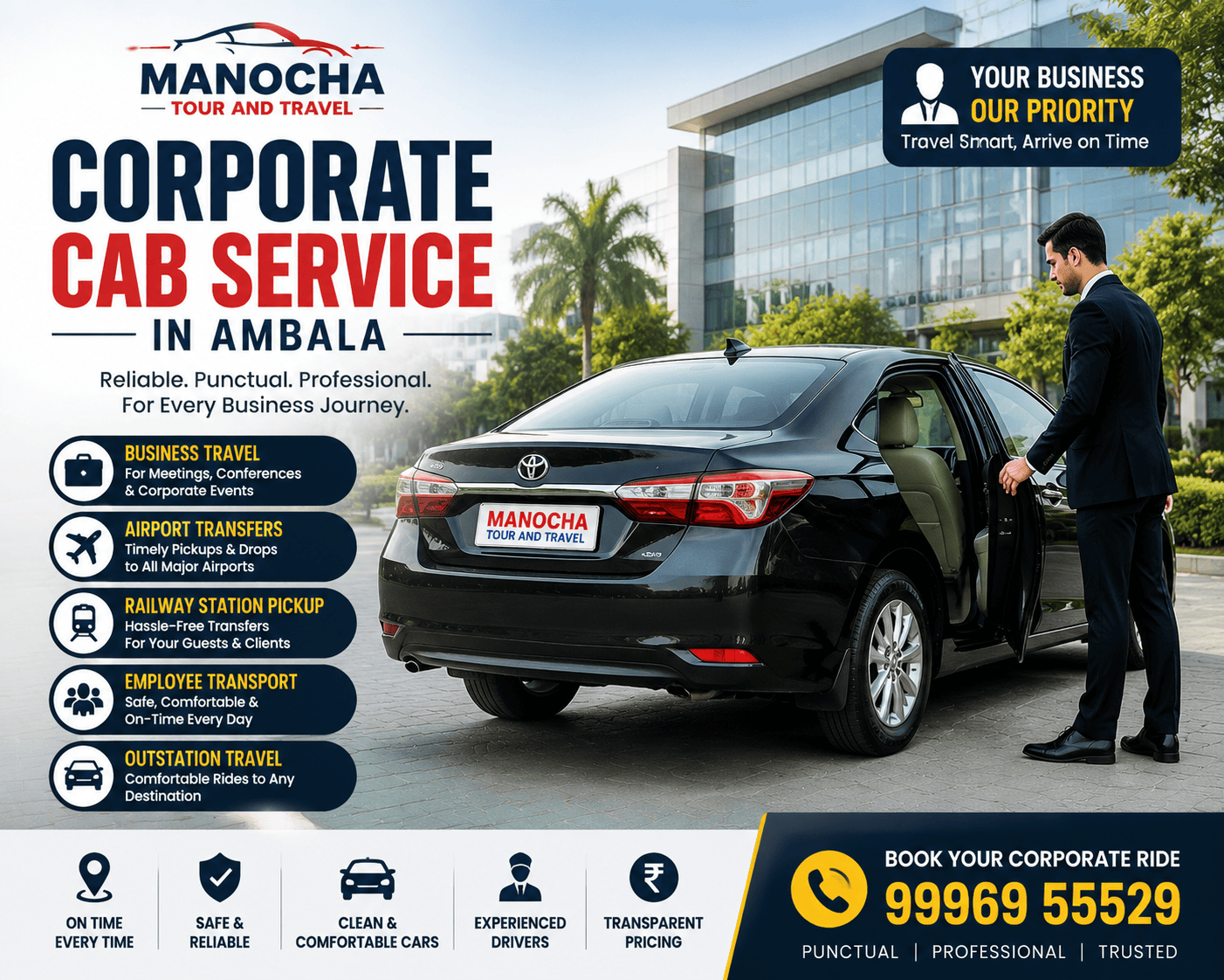 Corporate Cab Service in Ambala