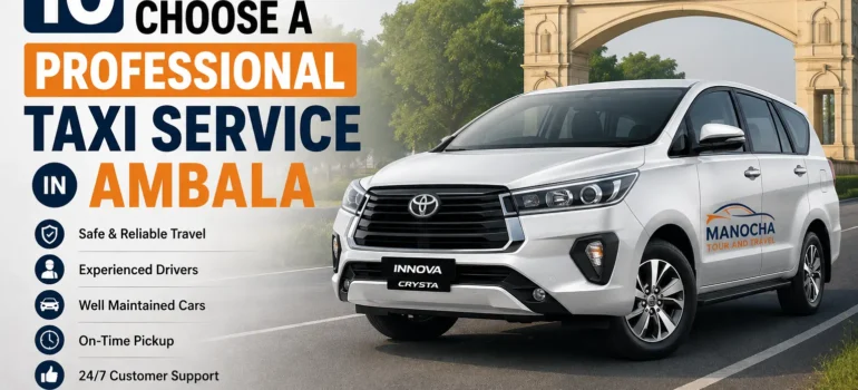 10 Reasons to Choose a Professional Taxi Service in Ambala