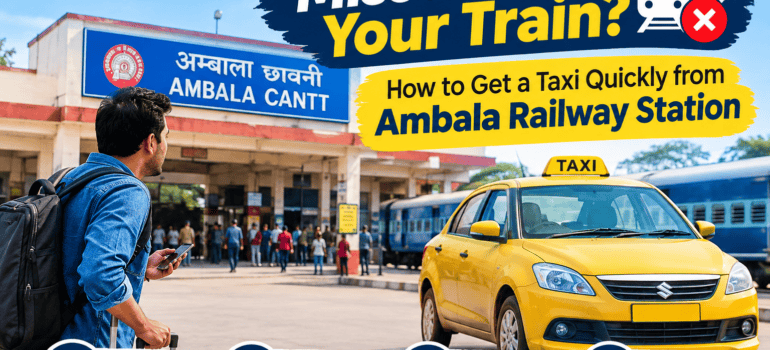 Missed Your Train? How to Get a Taxi Quickly from Ambala Railway Station