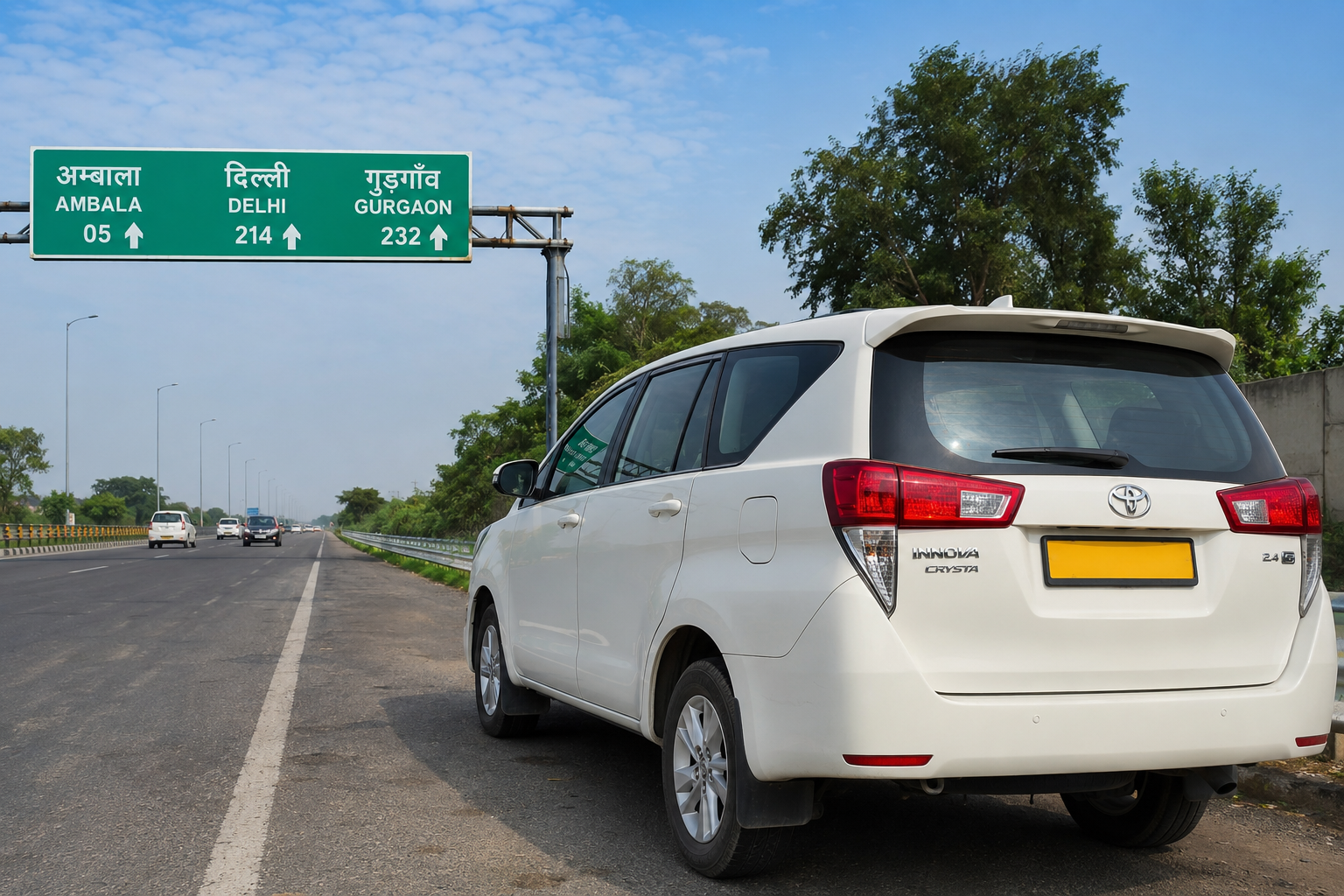 Ambala to Delhi taxi